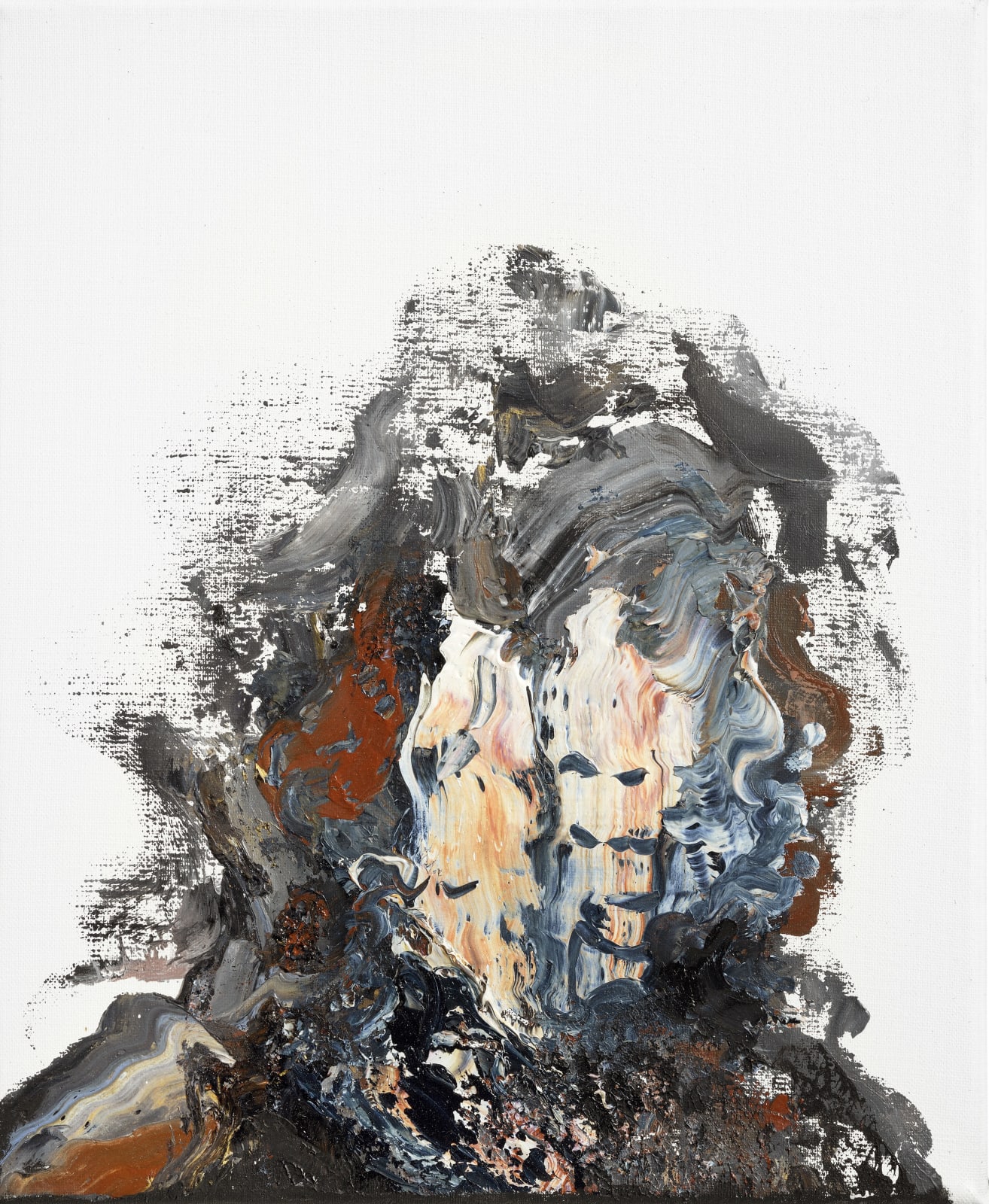 Maggi Hambling, Head with Ghosts , 2018