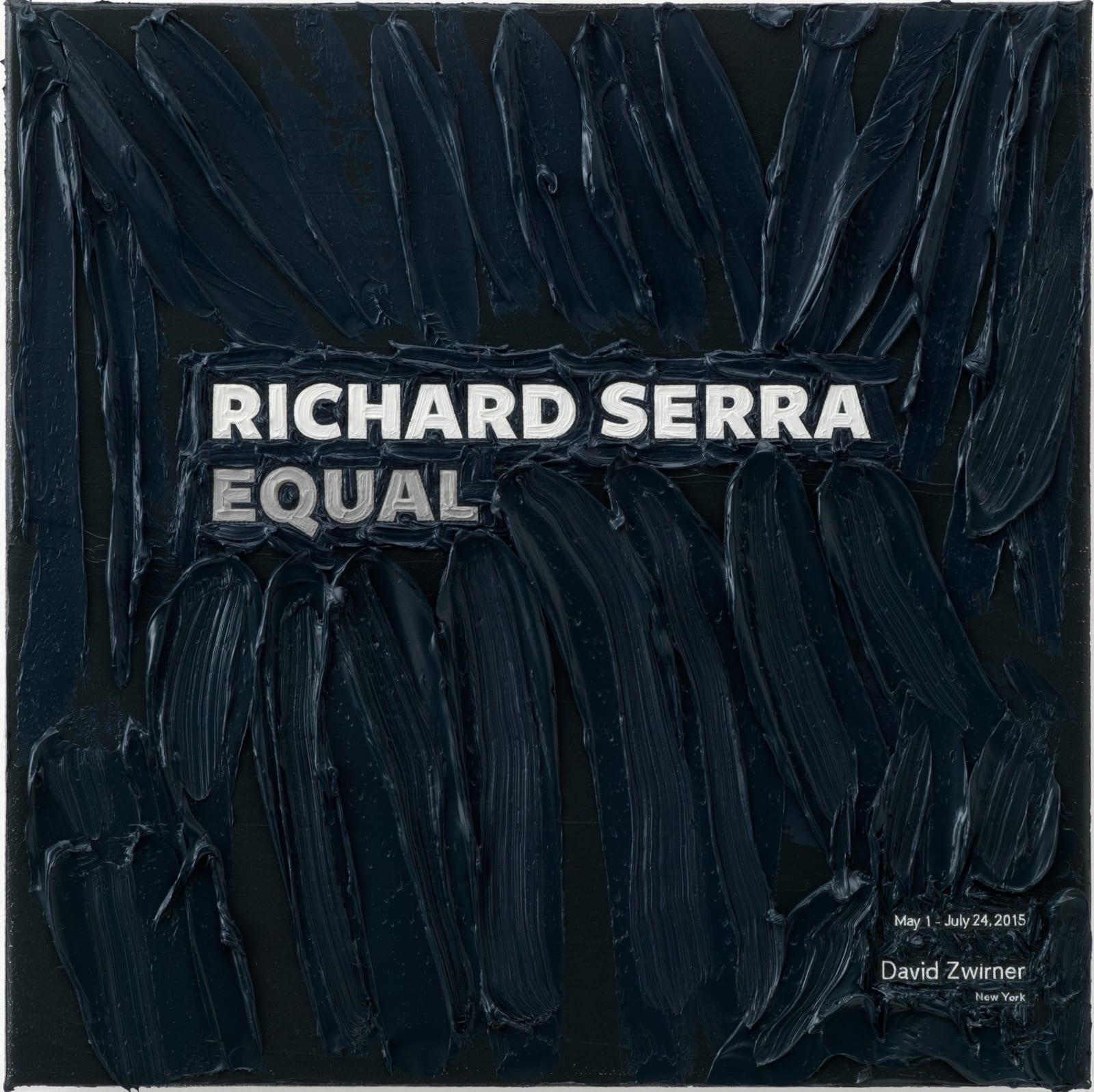 Simon Linke, Richard Serra at David Zwirner, 2017