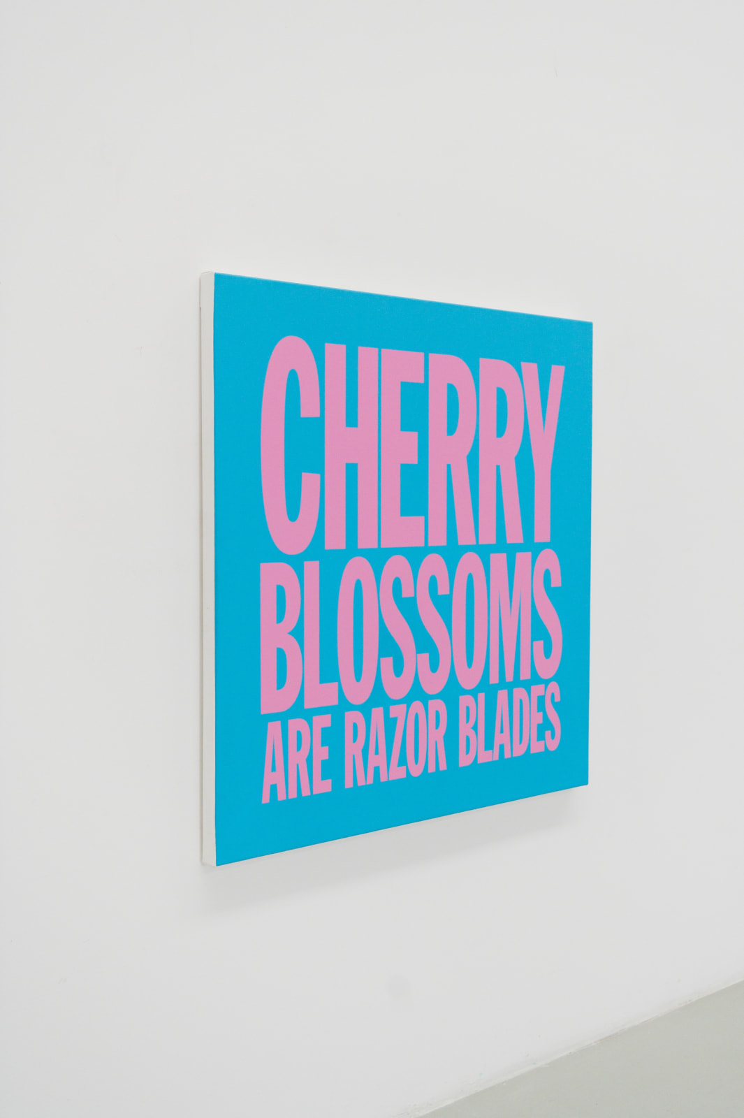 John Giorno, CHERRY BLOSSOMS ARE RAZOR BLADES, 2017-2023