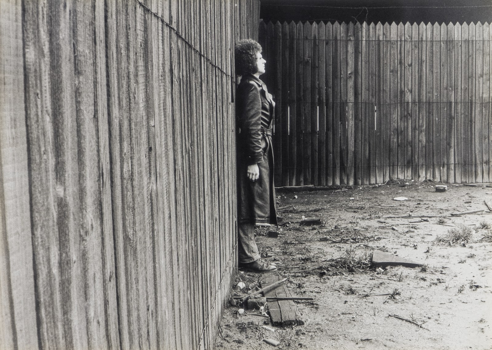 Klaus Rinke, Mit dir an der Wand, 1970