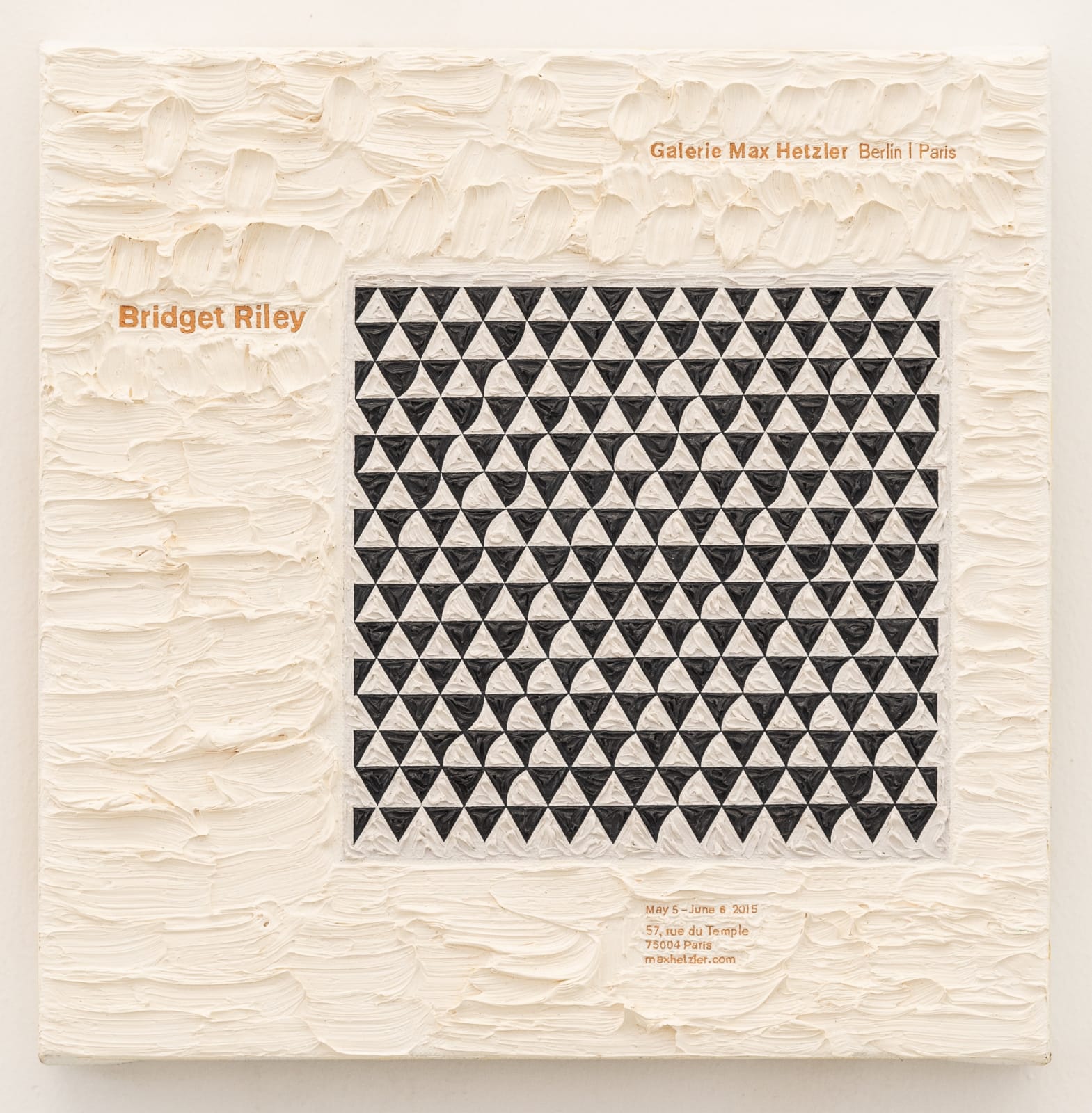 Simon Linke, Bridget Riley at Max Hetzler, 2016