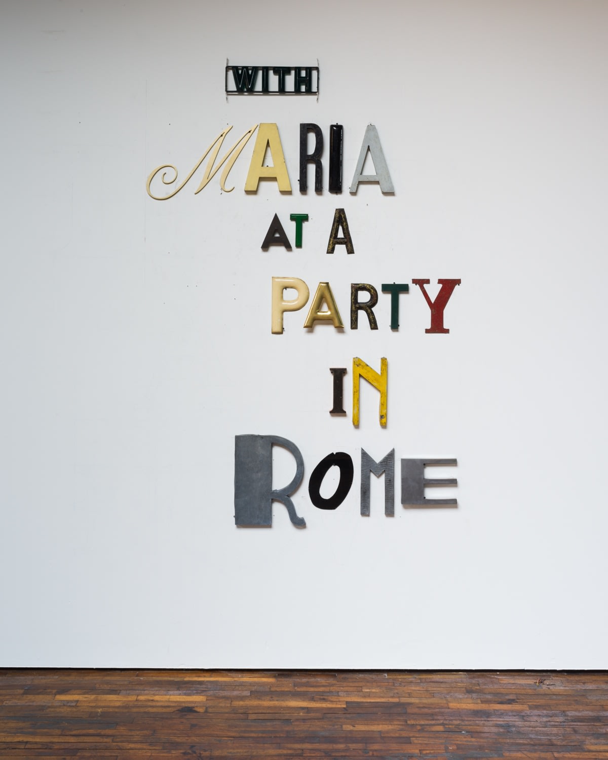 Jack Pierson, WITH MARIA AT A PARTY IN ROME, 2020