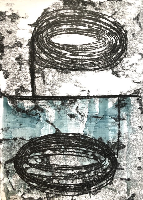 Jorly González Contador, Aqua Monotype, ca. 2018