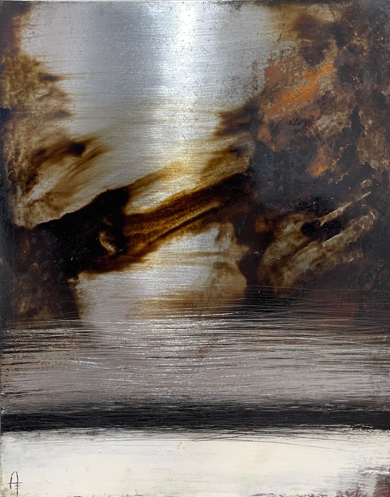 Luis Alberto Álvarez López, Metal Plate No.9, 2022