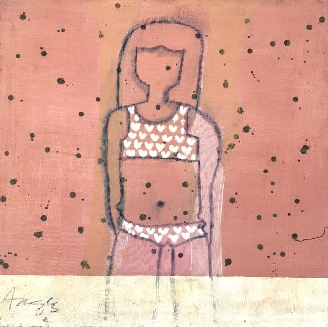 Ania Gonzalez, Bather Series No. 5 (Pink), 2017