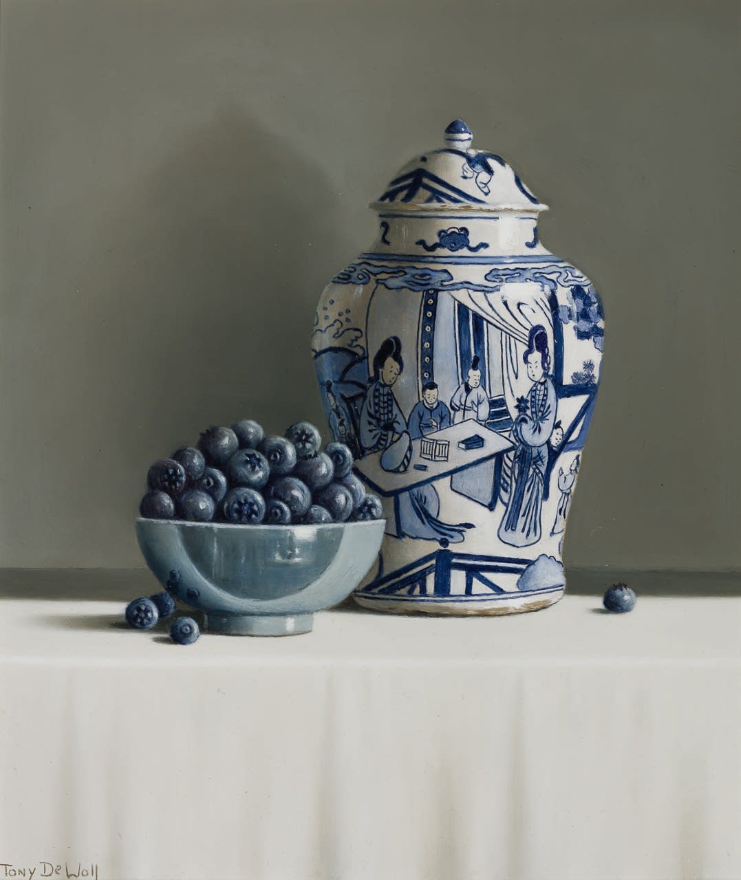 Tony de Wolf, Blueberries and Ginger Jar