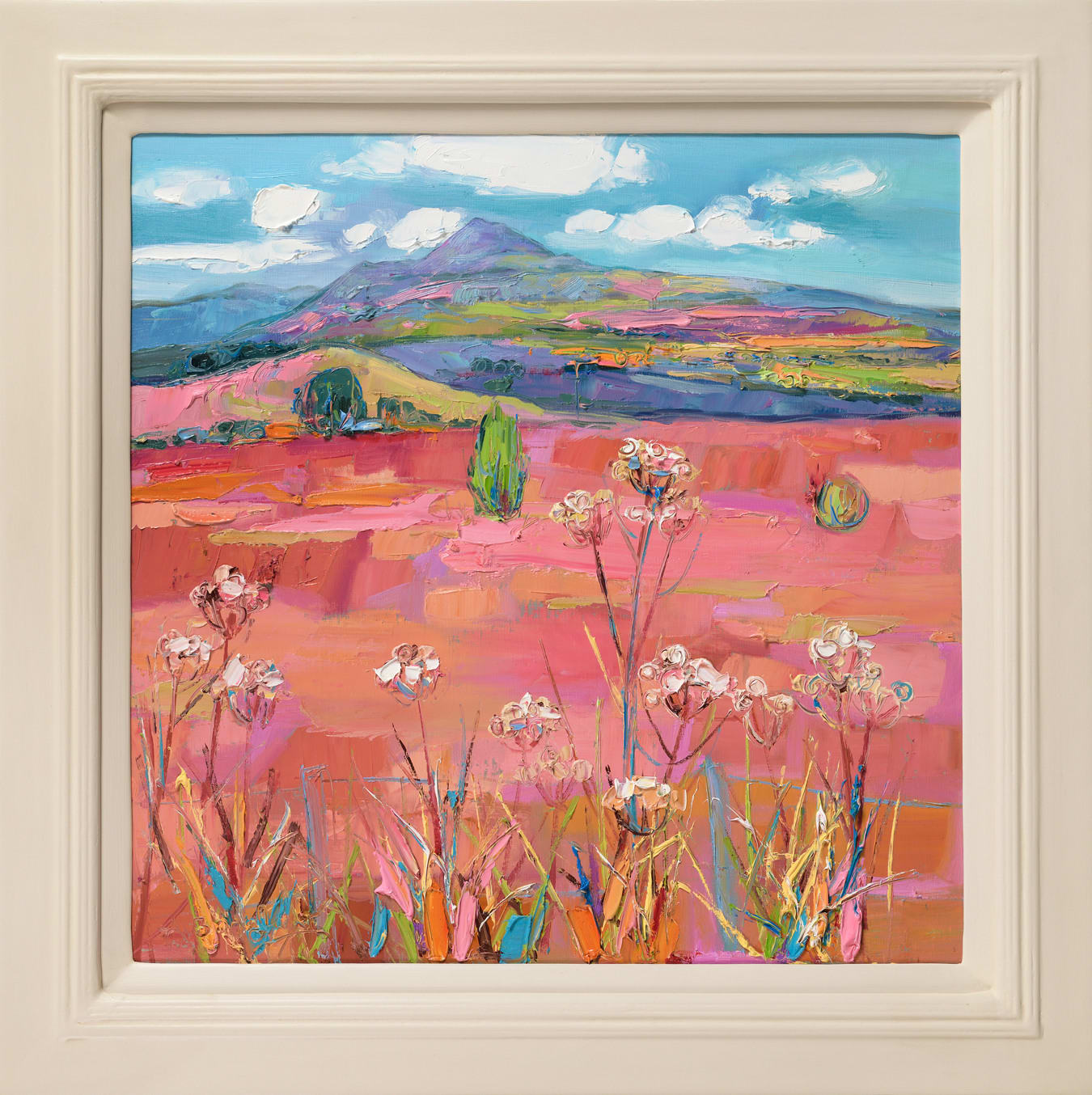 Judith Bridgland, Ben Lomond on Pink Landscape