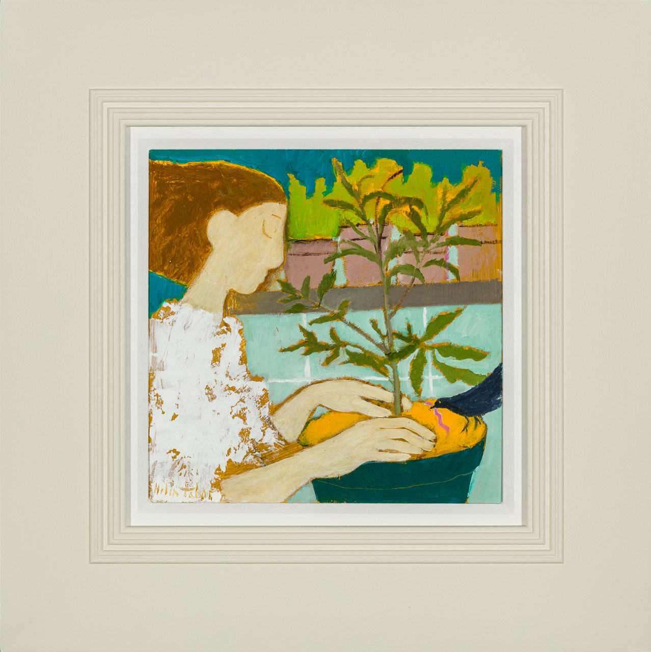 Helen Tabor, Potting in the Tomatoes