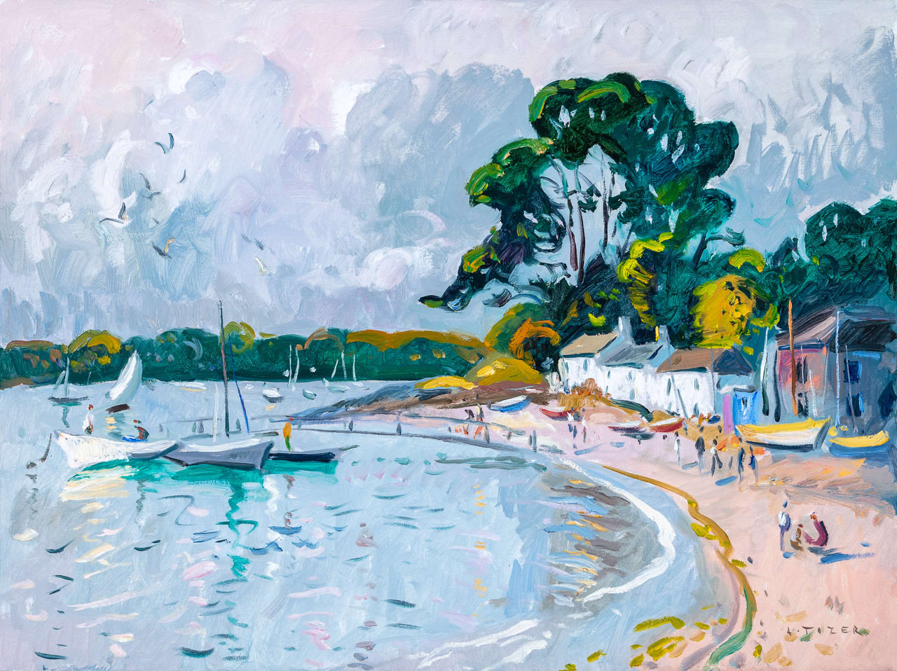 Andrew Tozer, Tranquil Morning, Helford Passage, 2021