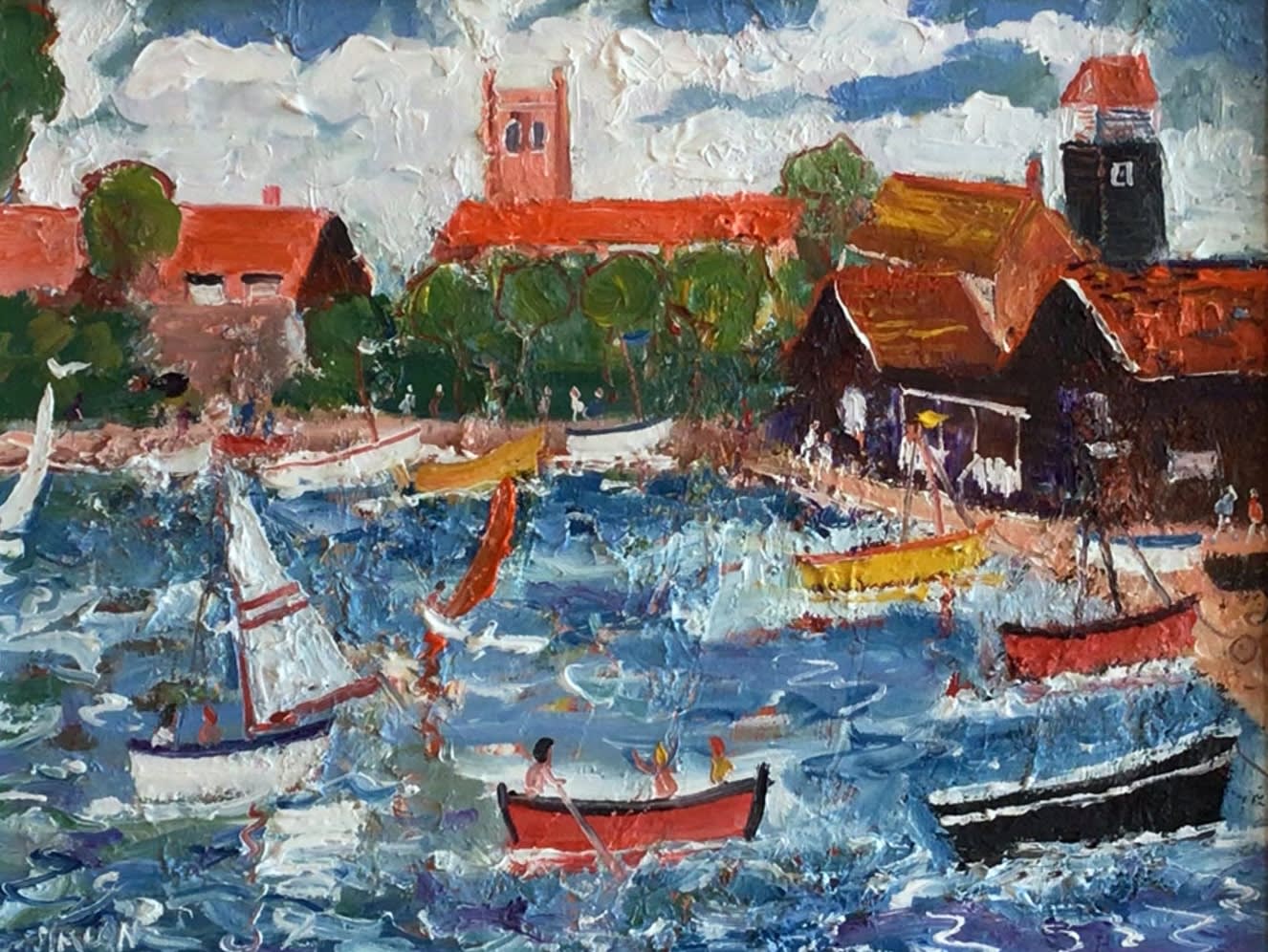 Simeon Stafford, Thorpeness Meare, Blustery day