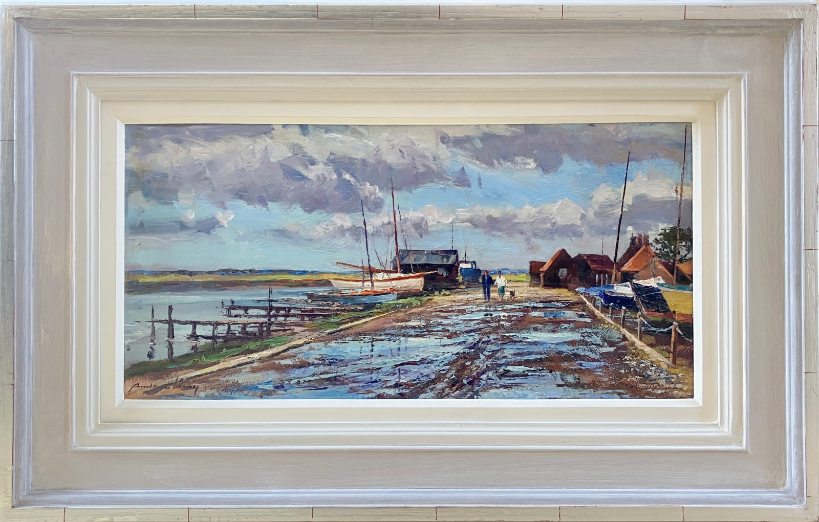Andrew King ROI NS EAGMA IEA, Puddles, Southwold Harbour
