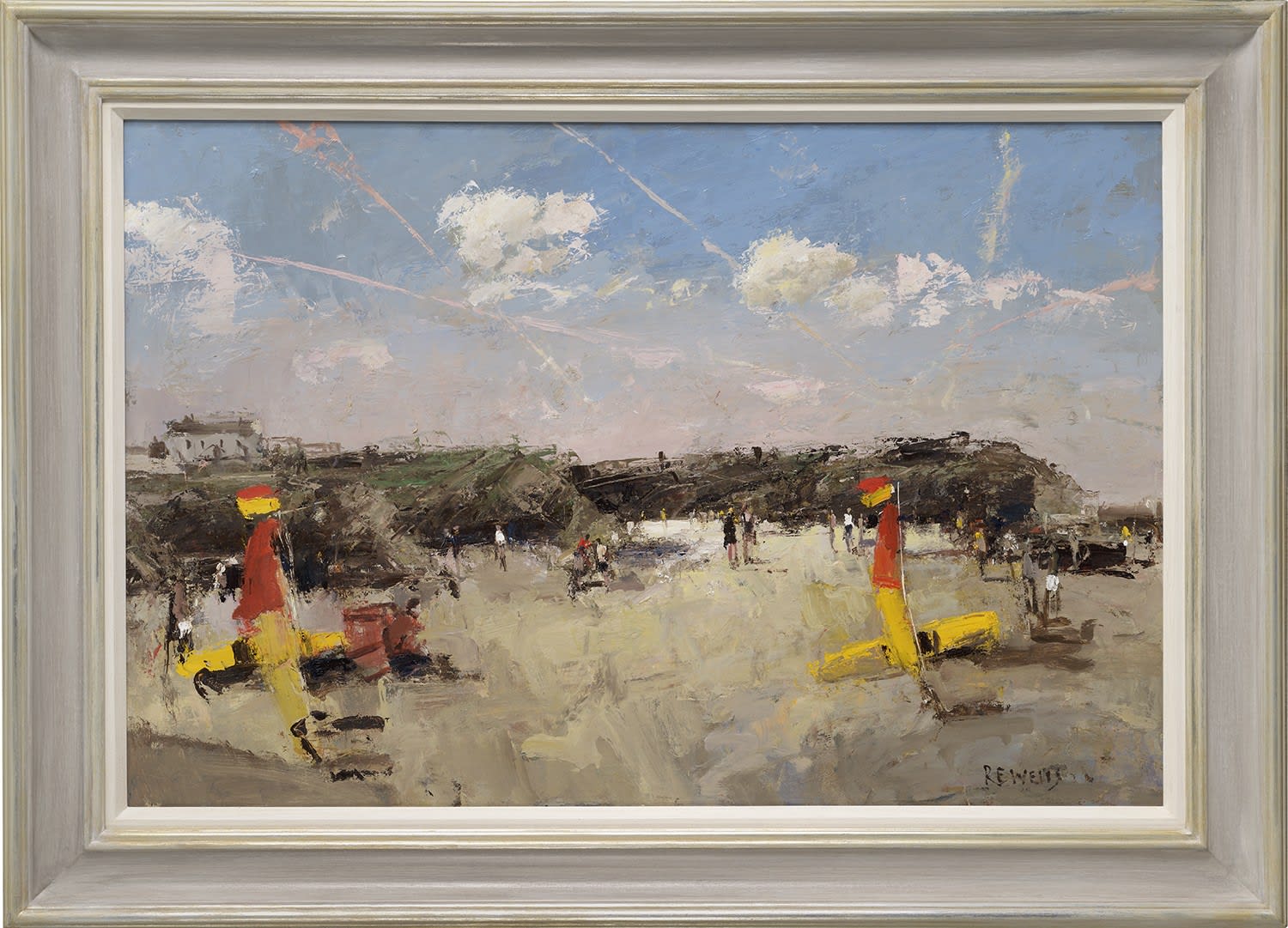 Robert E Wells NEAC RBA, Cornwall Trevone Bay