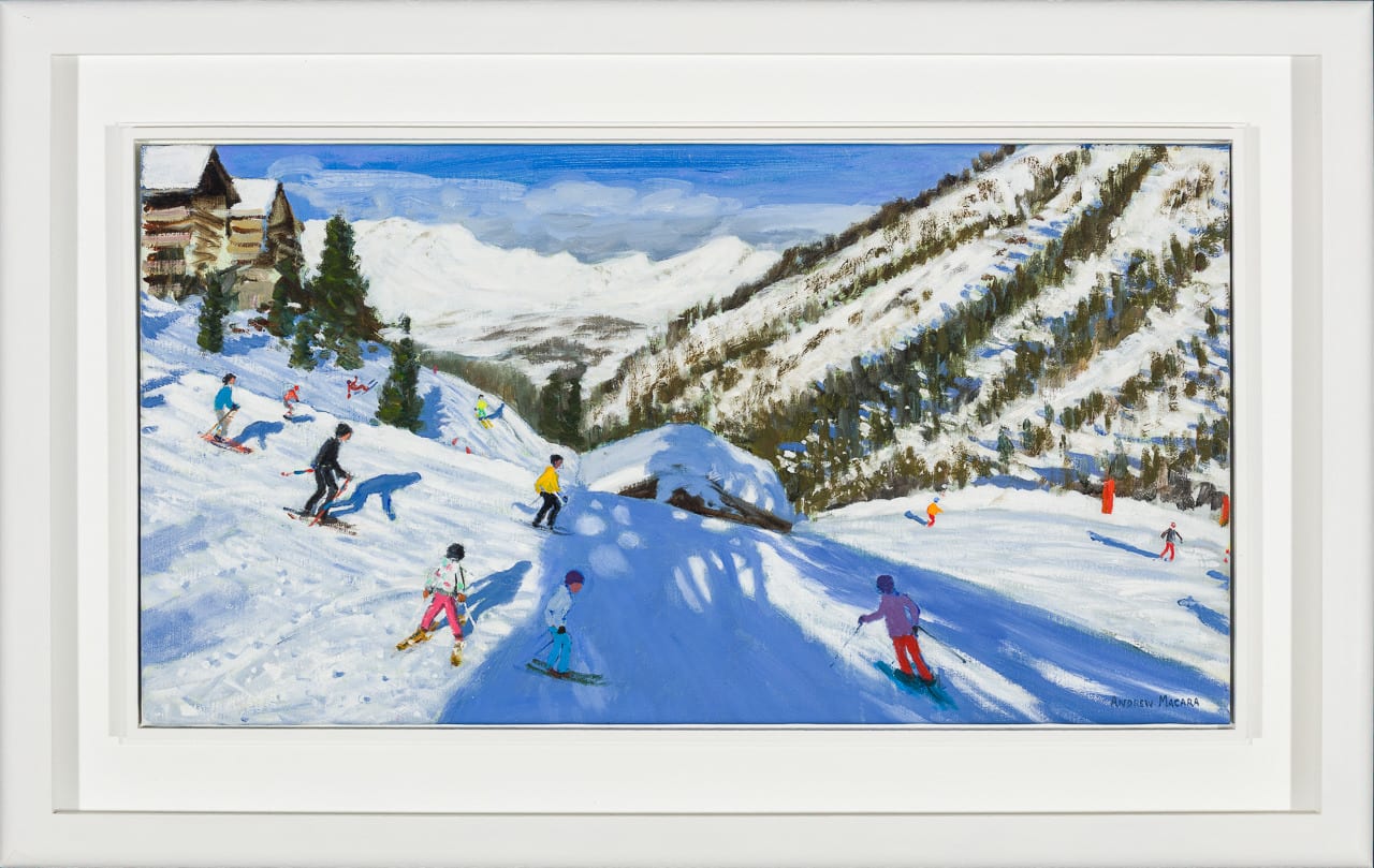 Andrew Macara RBA NEAC, Skiers, Tignes, France