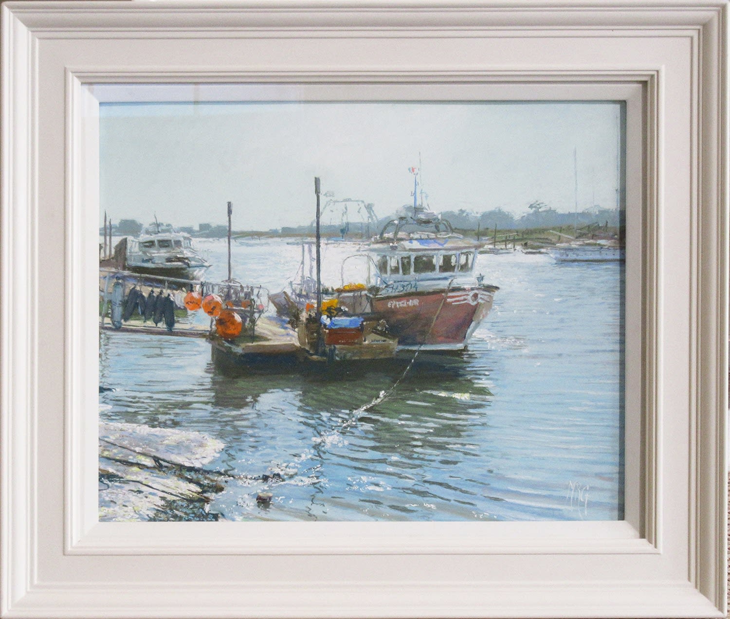 Margaret Glass PS, Morning Light, Southwold Harbour
