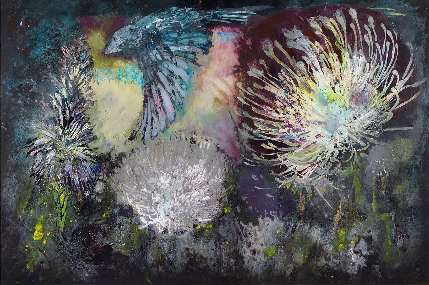 Gail Catlin, Pincushions with Bird in Flight
