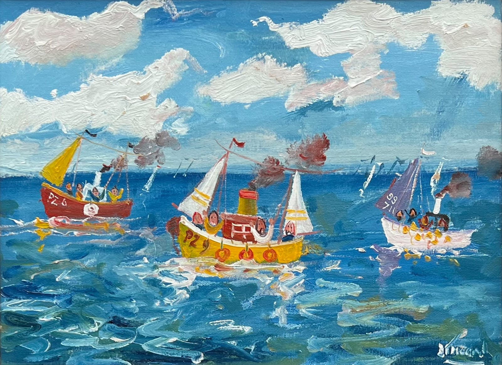 Simeon Stafford, The Fishing Fleet, Cornwall