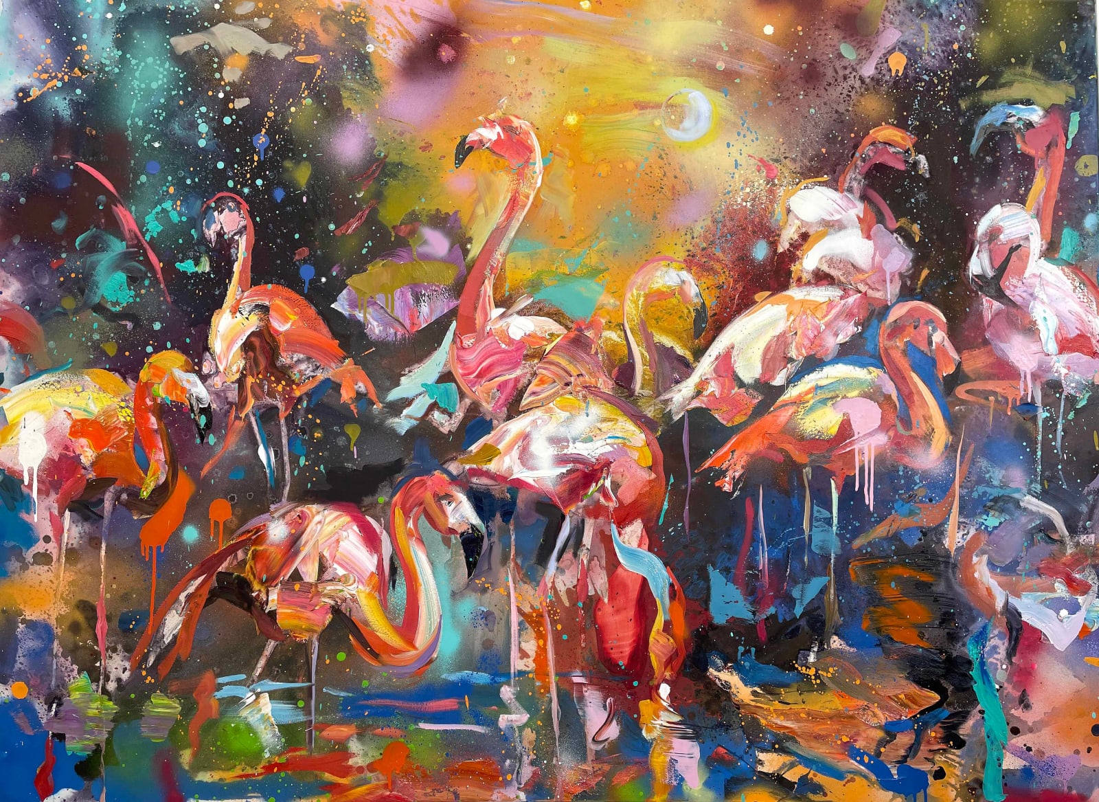Paul Wright, Flamingo Disco, 2021