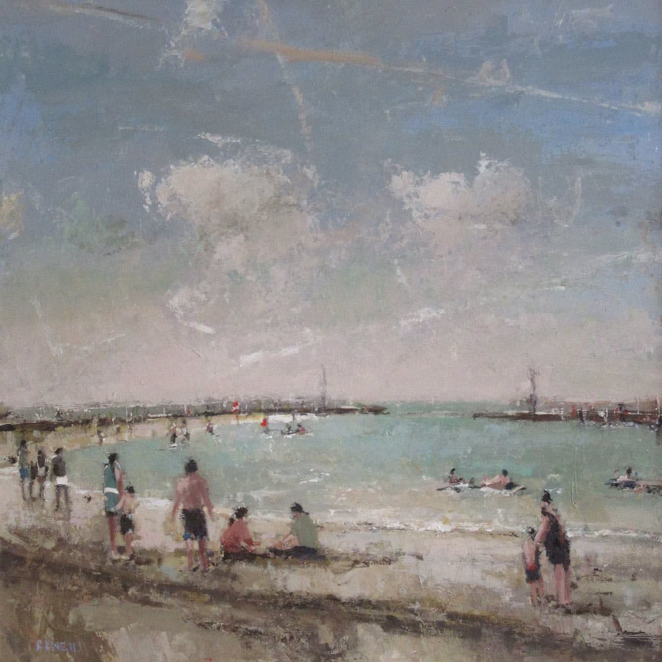 Robert E Wells NEAC RBA, Sangento, Southern Italy