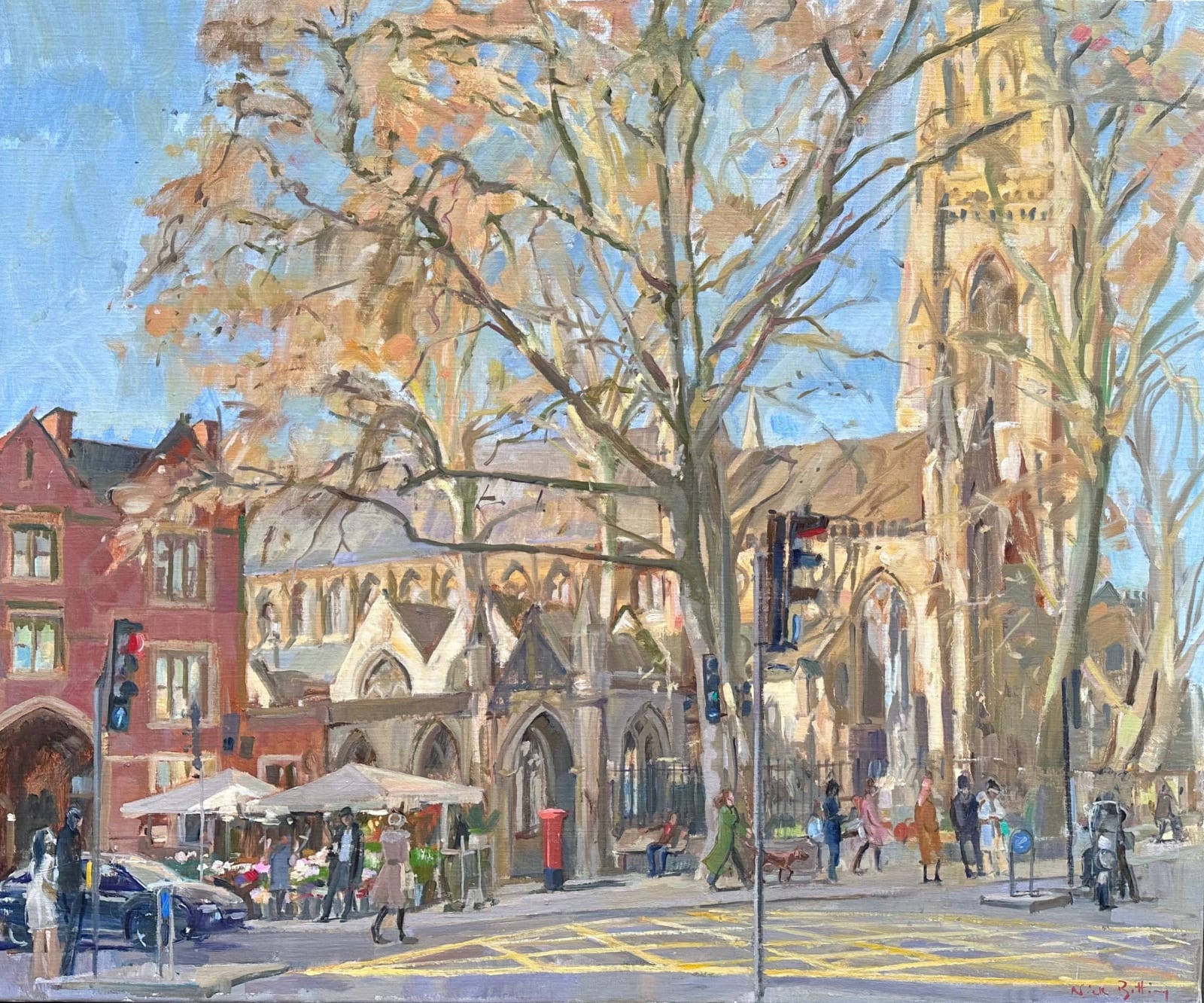 Nick Botting, A Bright Winter's Day, Kensington
