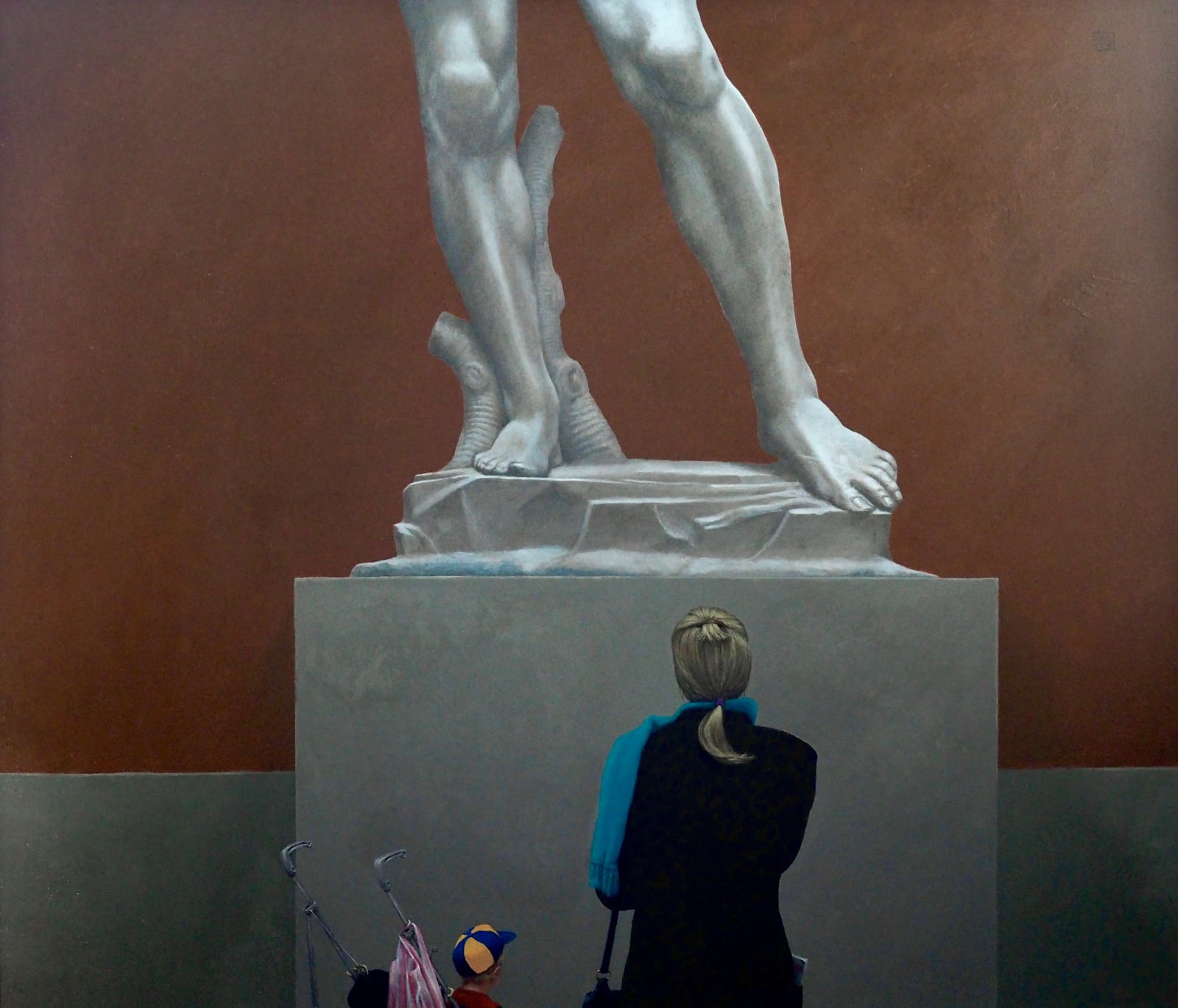 David Gleeson RI, David in the V&A