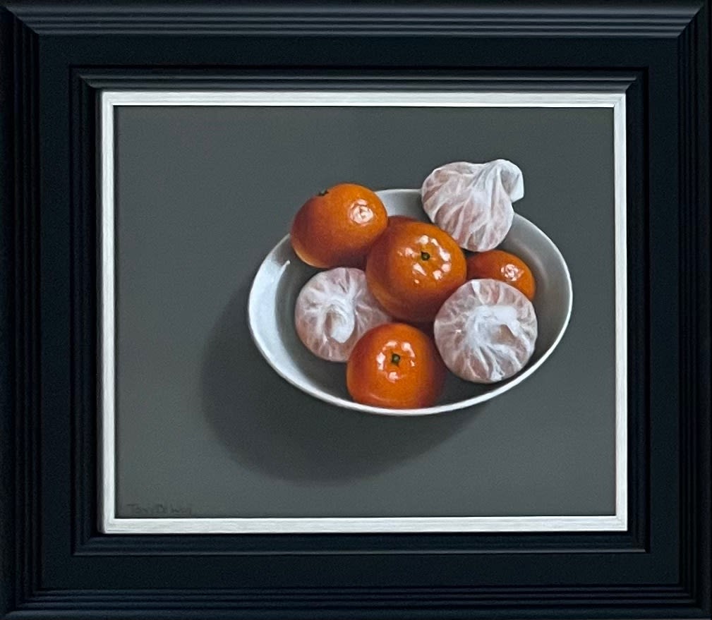 Tony de Wolf, Mandarins in White Bowl