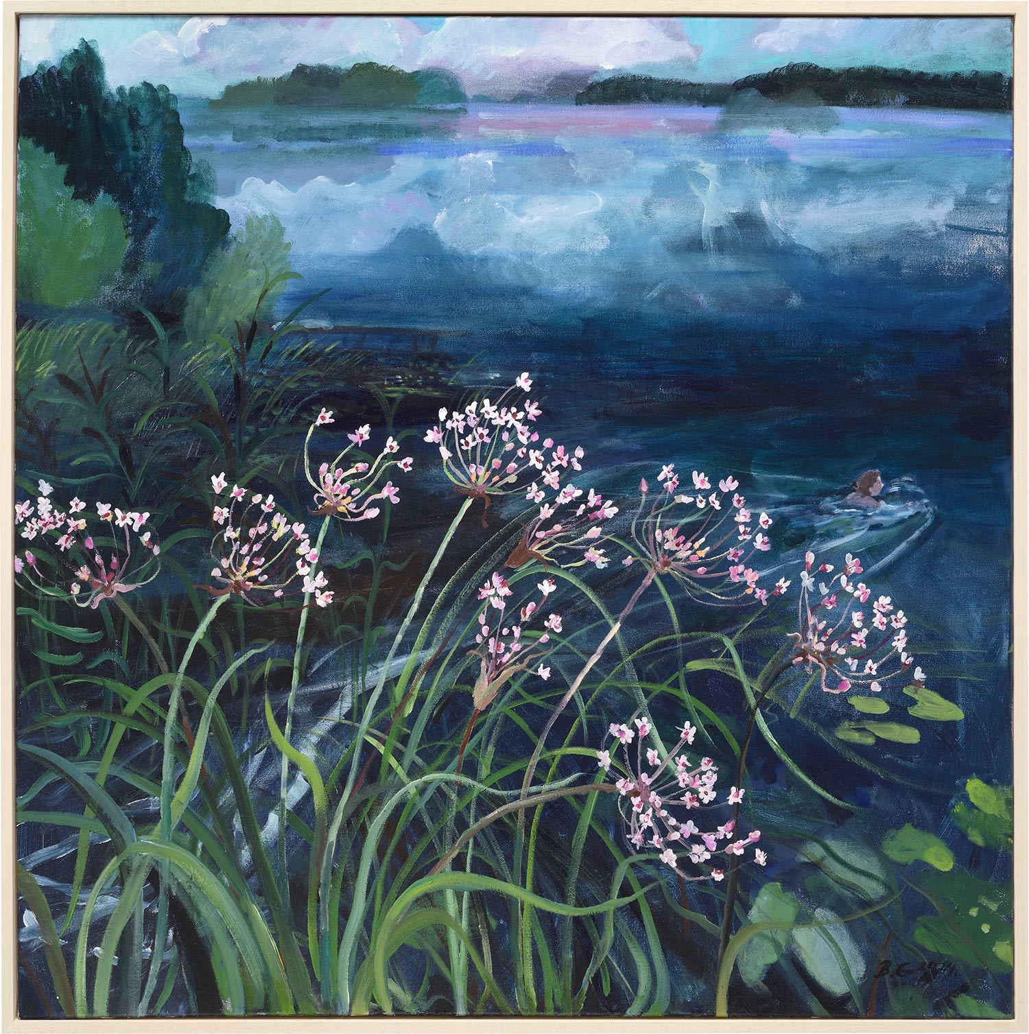 Brita Granström, Flowering Reeds and Swimmer