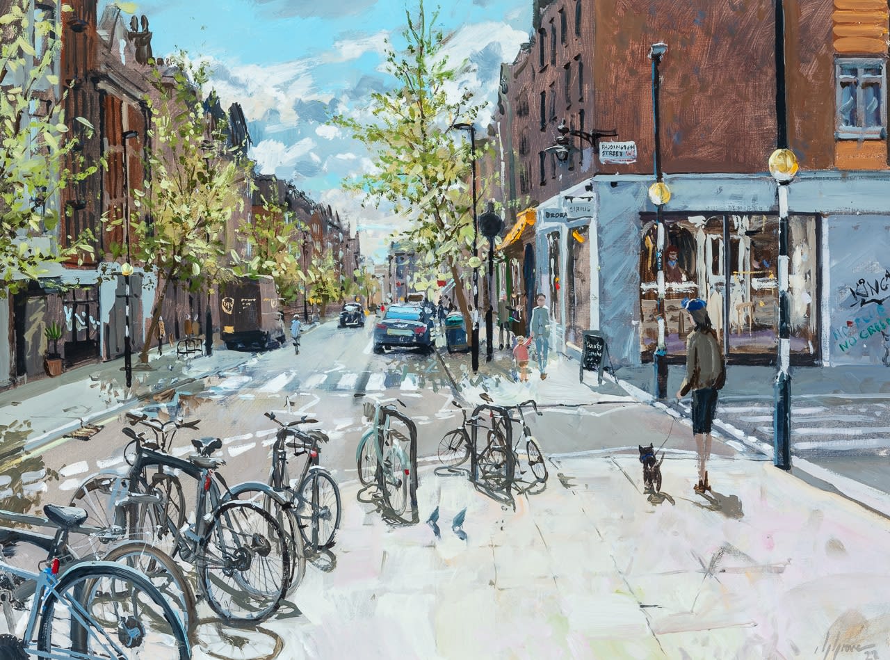 Nick Grove RSMA, Down Marylebone High Street