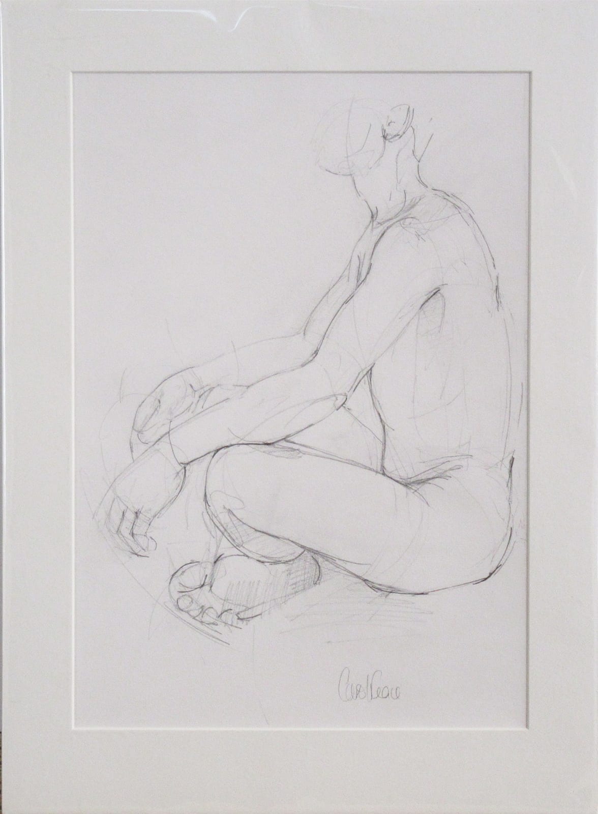 Carol Peace, Sitting Cross Legged, u/f