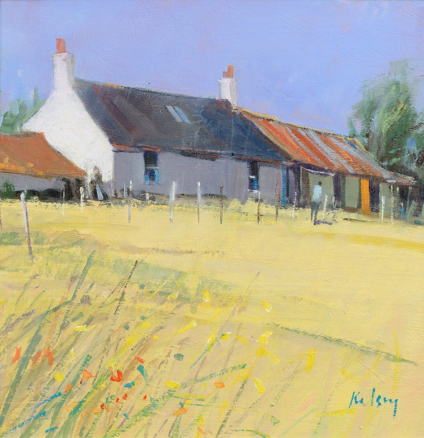 Robert Kelsey DA MUniv PAI FRSA, Farm Cottages, Argyll