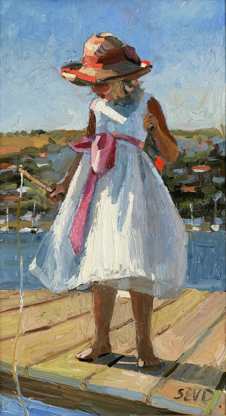 Sherree Valentine-Daines, Girl with Pink Bow