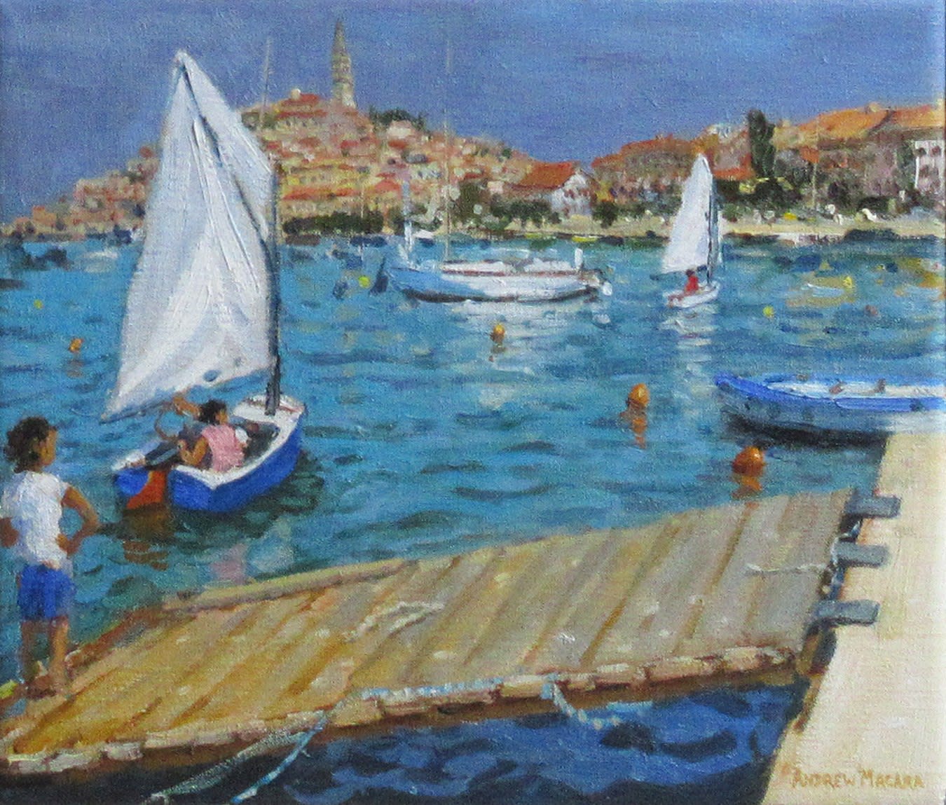 Andrew Macara RBA NEAC, Sailing Club, Rovinj