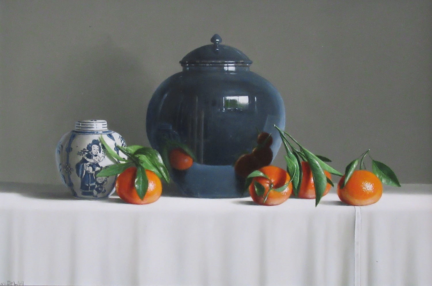 Tony de Wolf, Blue Jar Reflections