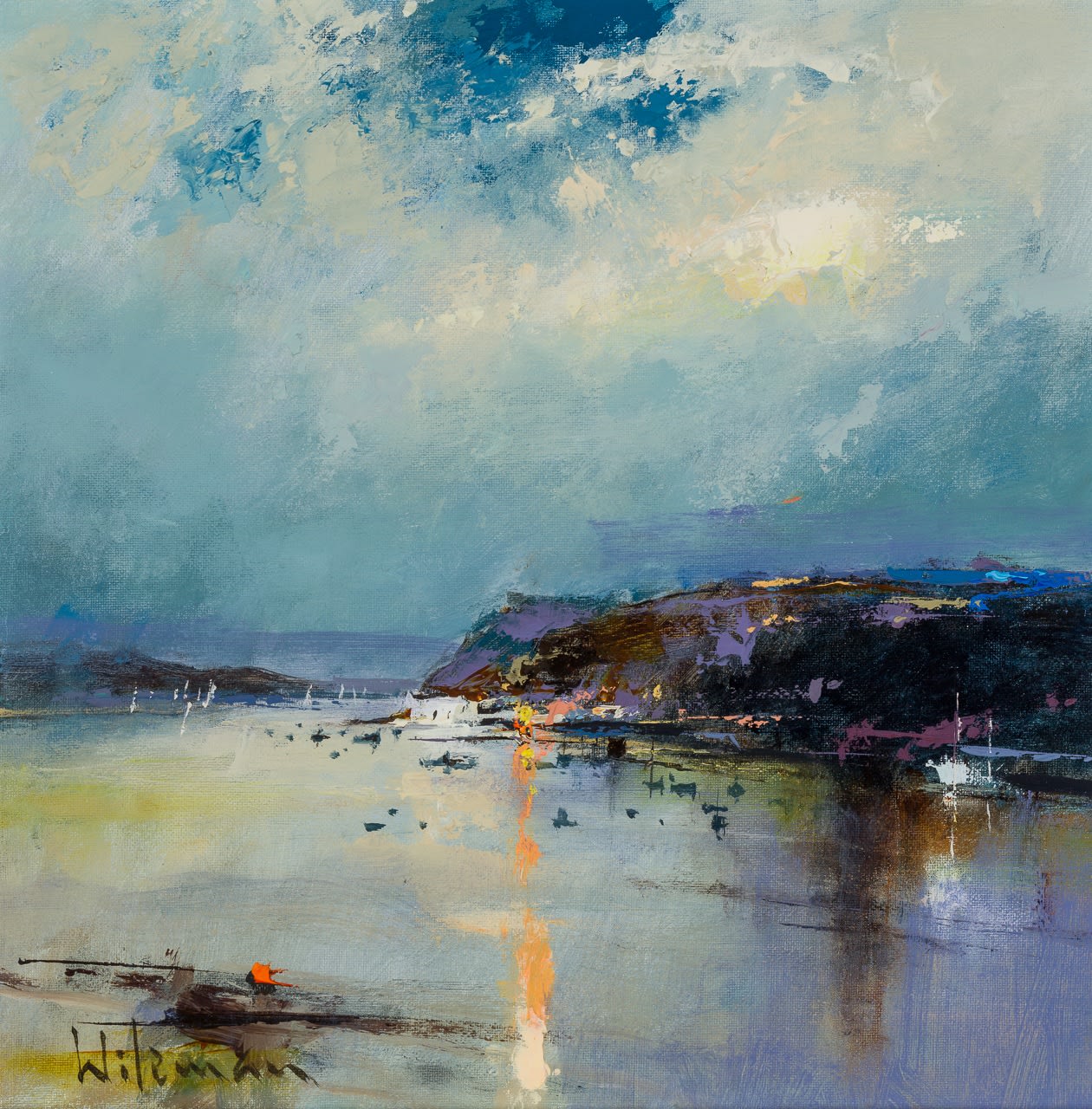 Peter Wileman FROI RSMA FRSA, Clearing Storm, Salcombe
