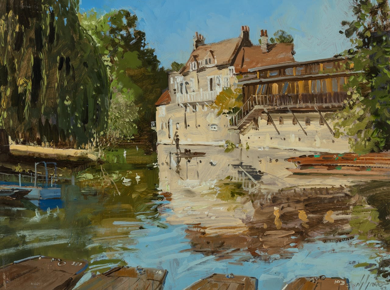 Nick Grove RSMA, Cambridge, First Boat Out!