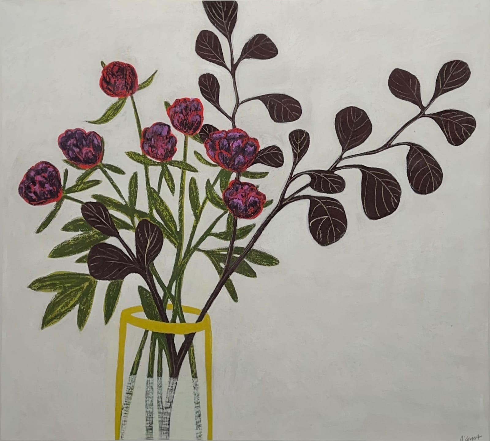 Angela A'Court PS, Monday Peonies