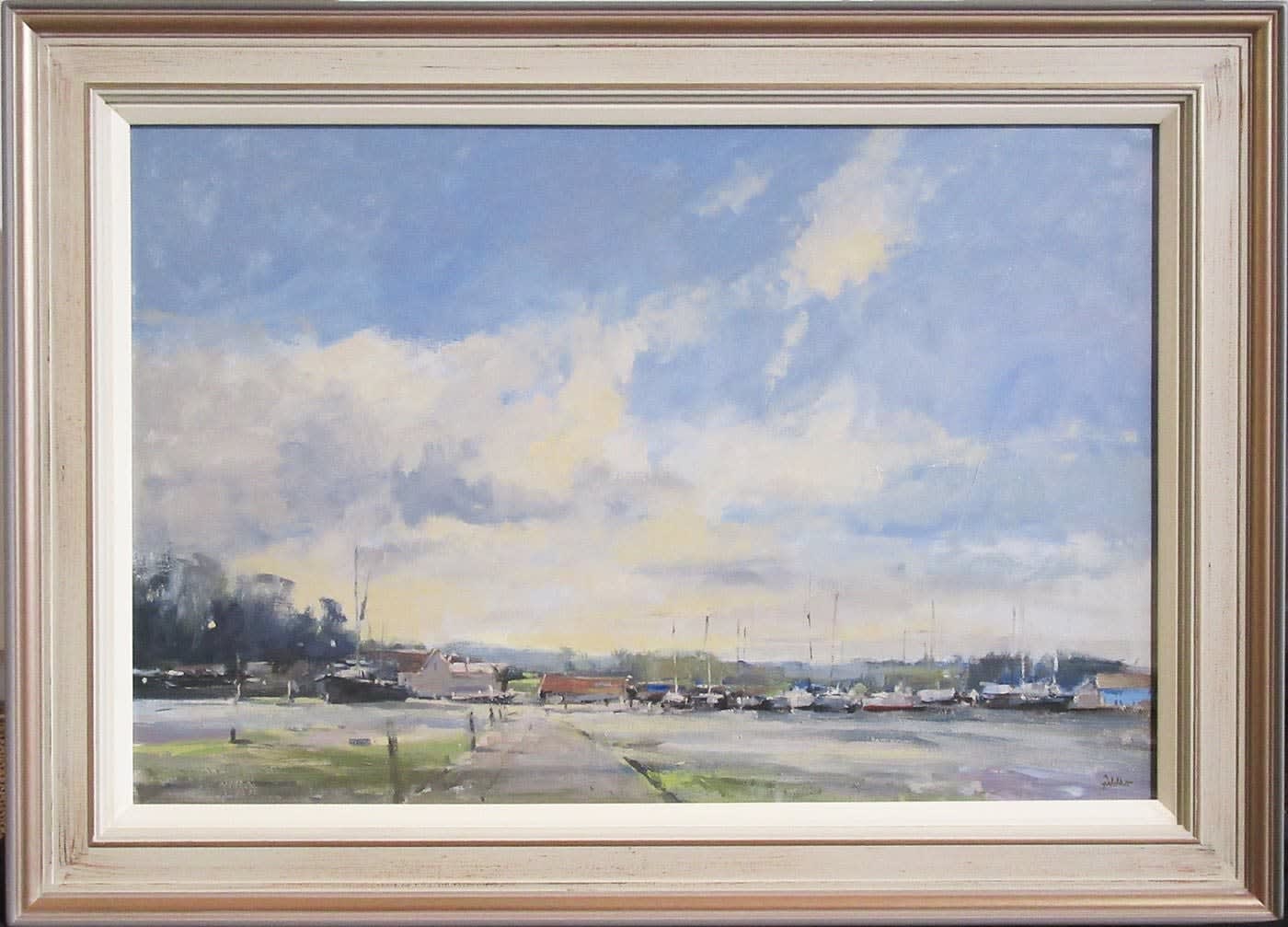 Graham Webber ROI IEA, Evening on the Orwell