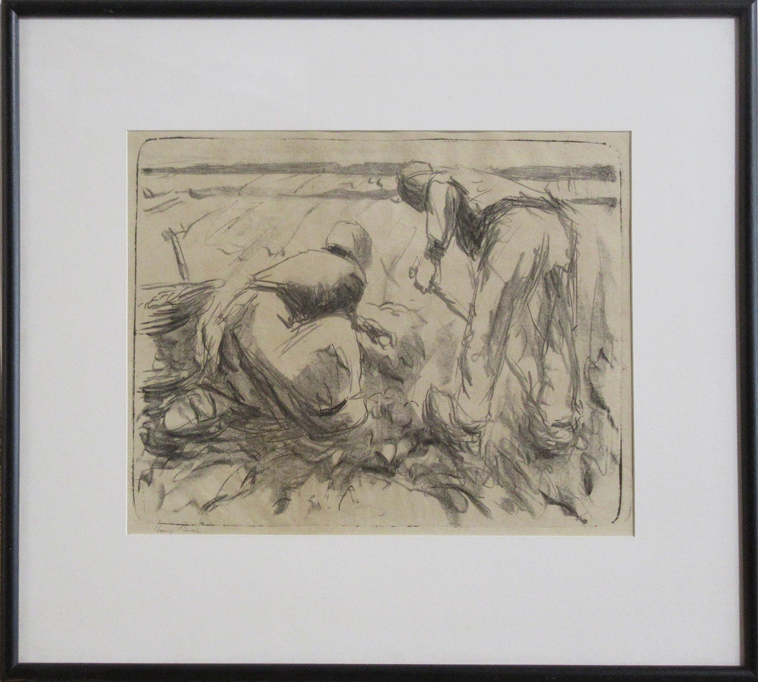 Harry Becker, Man and Woman Digging