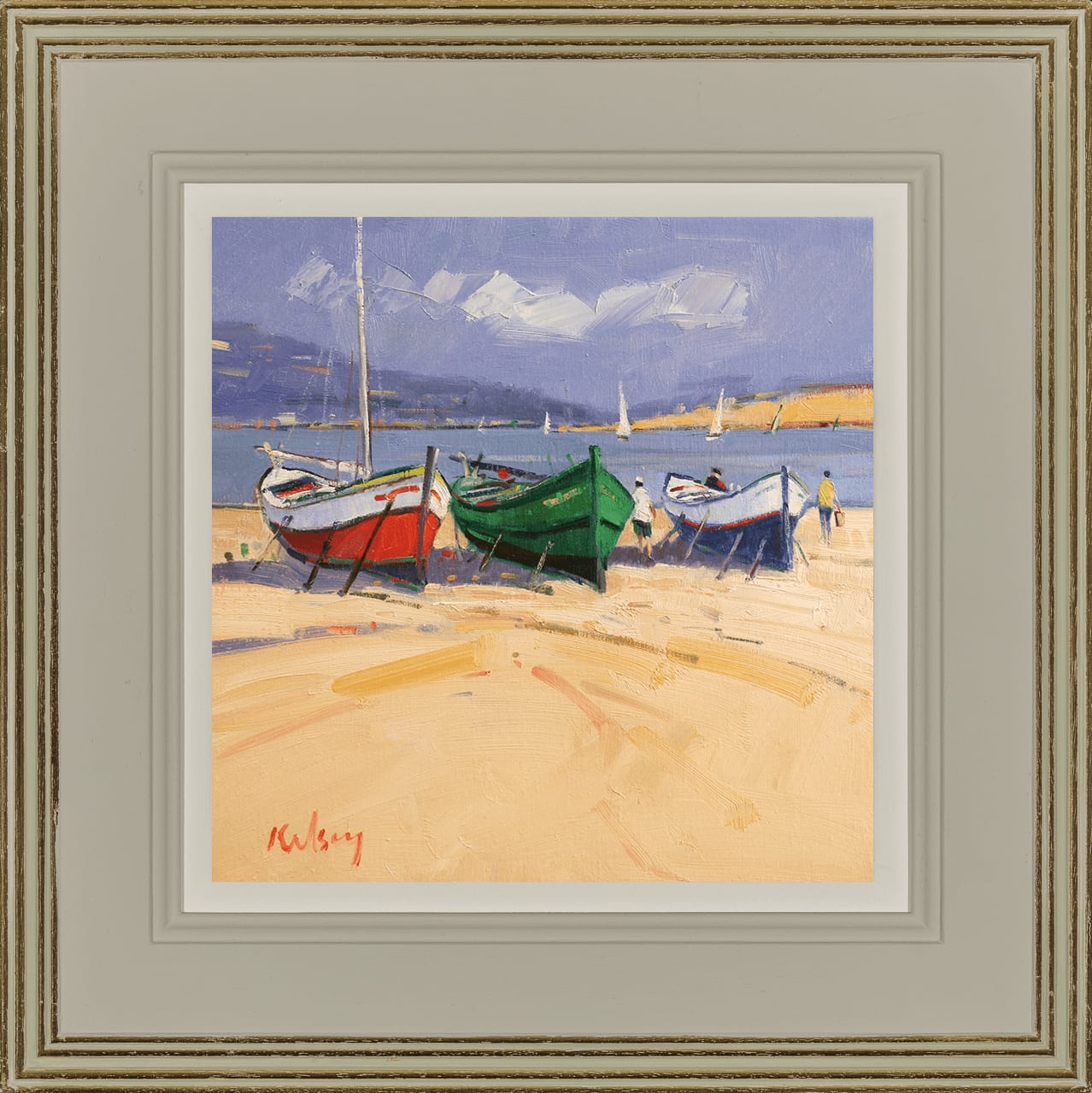 Robert Kelsey DA MUniv PAI FRSA, Small Boats, Sicily