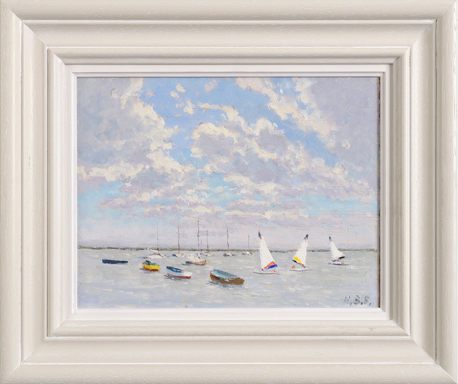 Hugh Boycott Brown RSMA, Lasers on the Alde, Slaughden