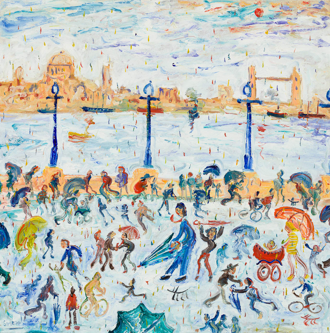 Simeon Stafford, On the Thames