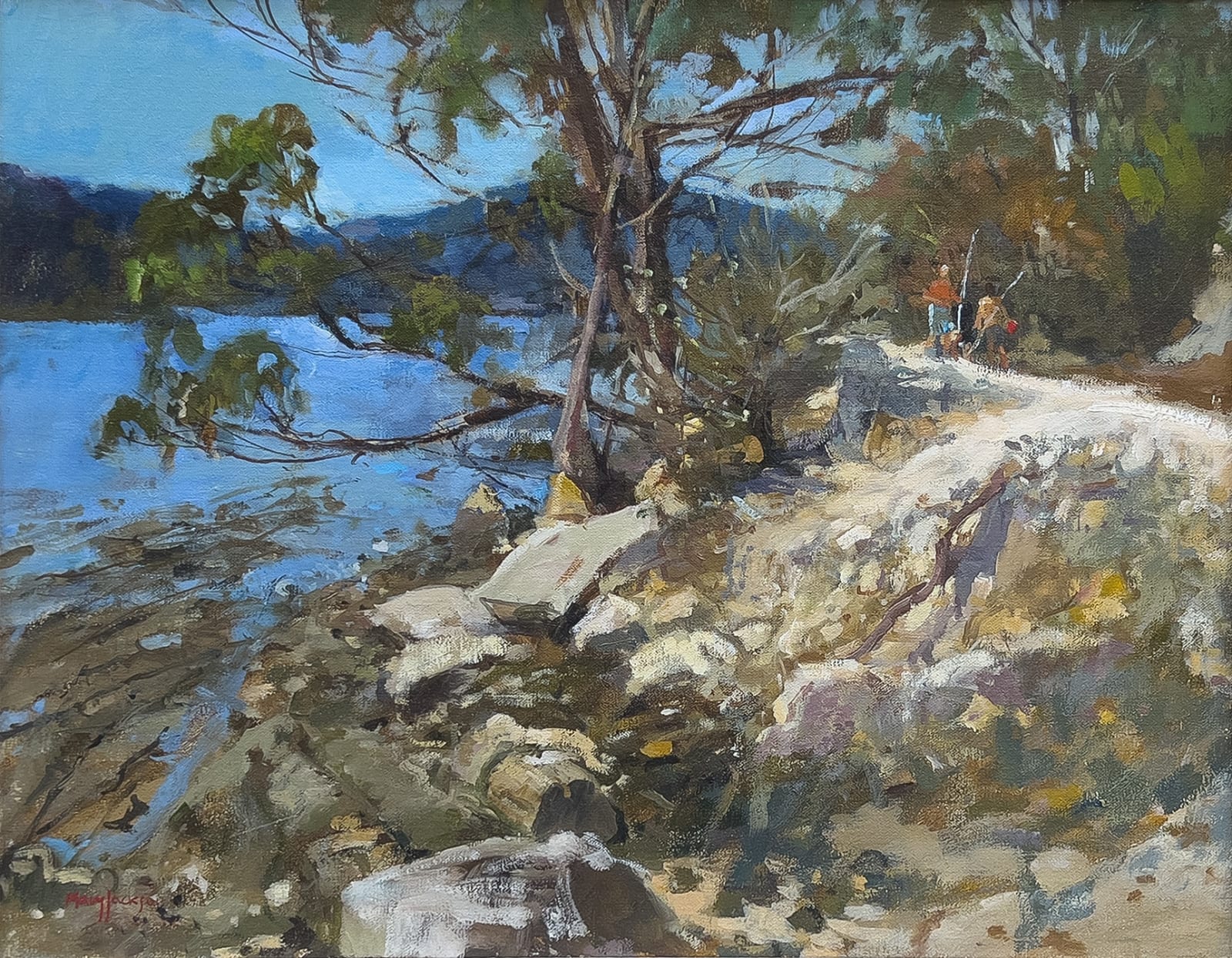 Mary Jackson RWS NEAC, The Fishing Trip