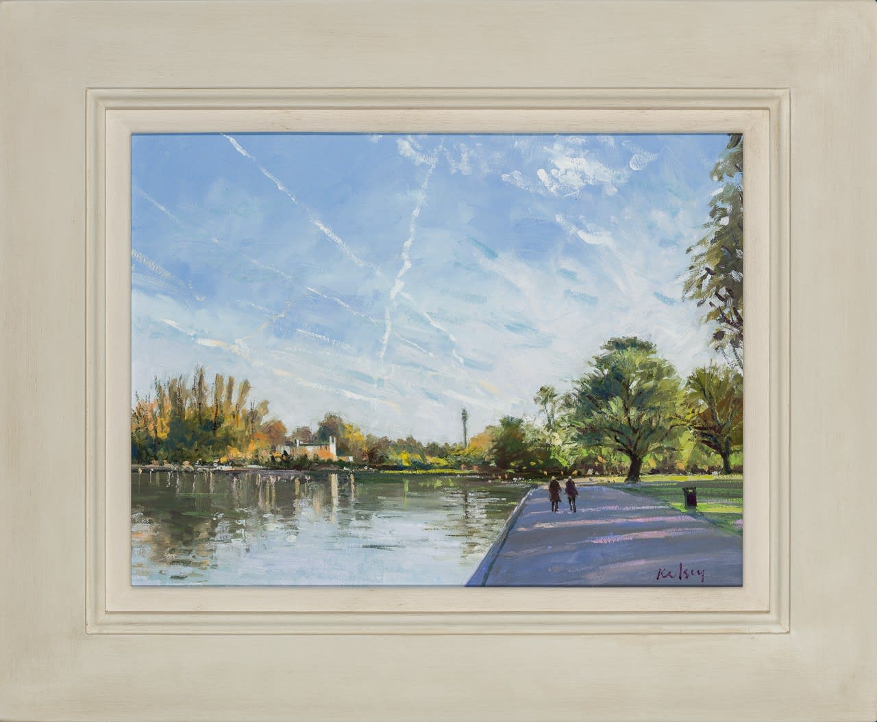 Robert Kelsey DA MUniv PAI FRSA, Jet Trails Over Regent’s Park