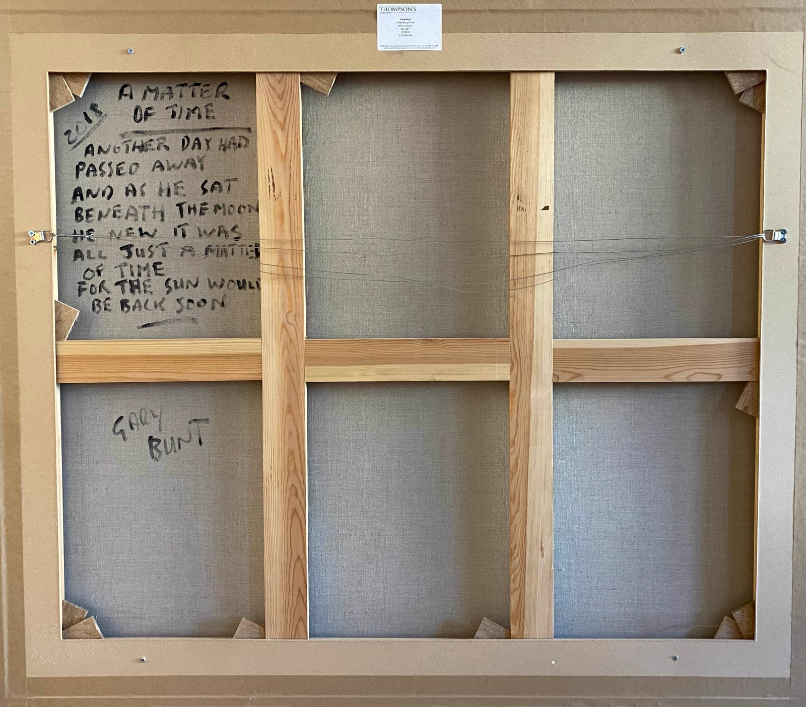 Gary Bunt, A Matter of Time