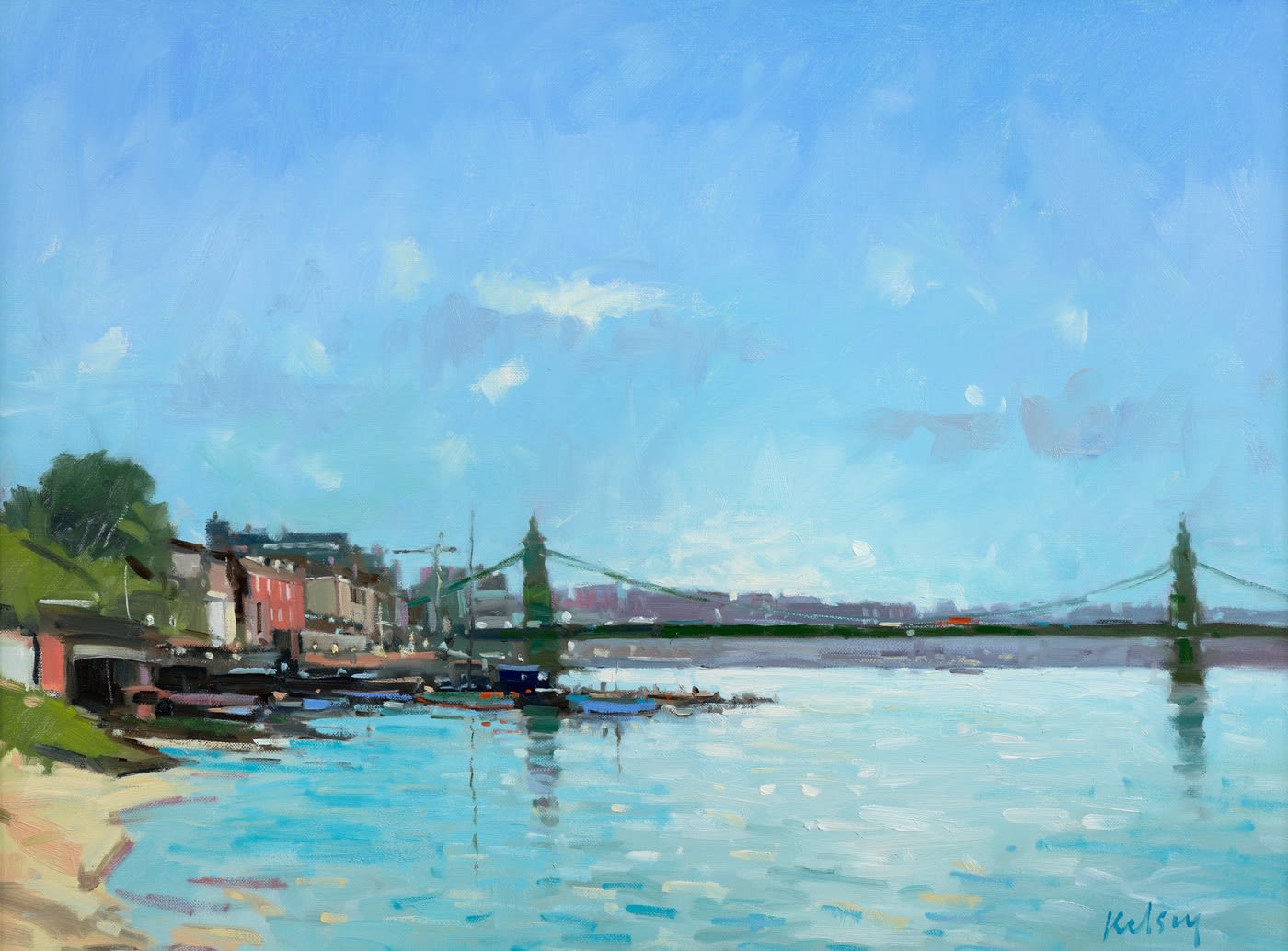 Robert Kelsey DA MUniv PAI FRSA, Morning Light, Hammersmith