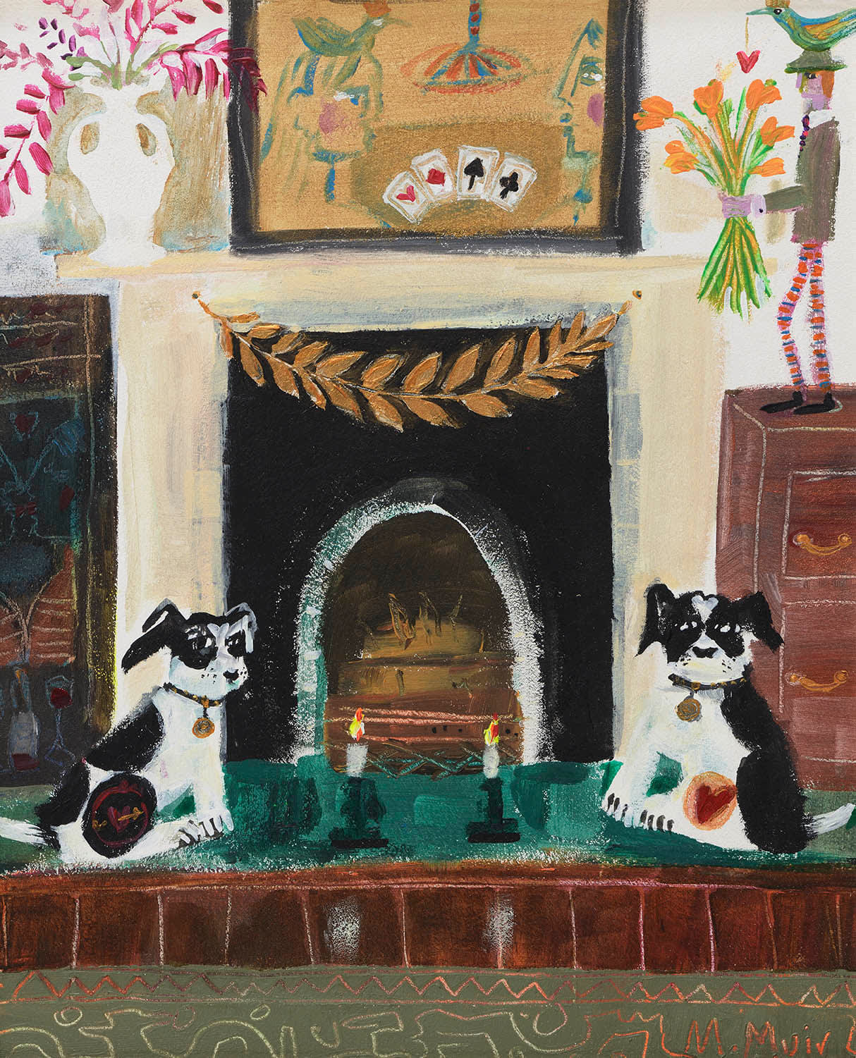 Morag Muir PAI RSW, Wally and Doug