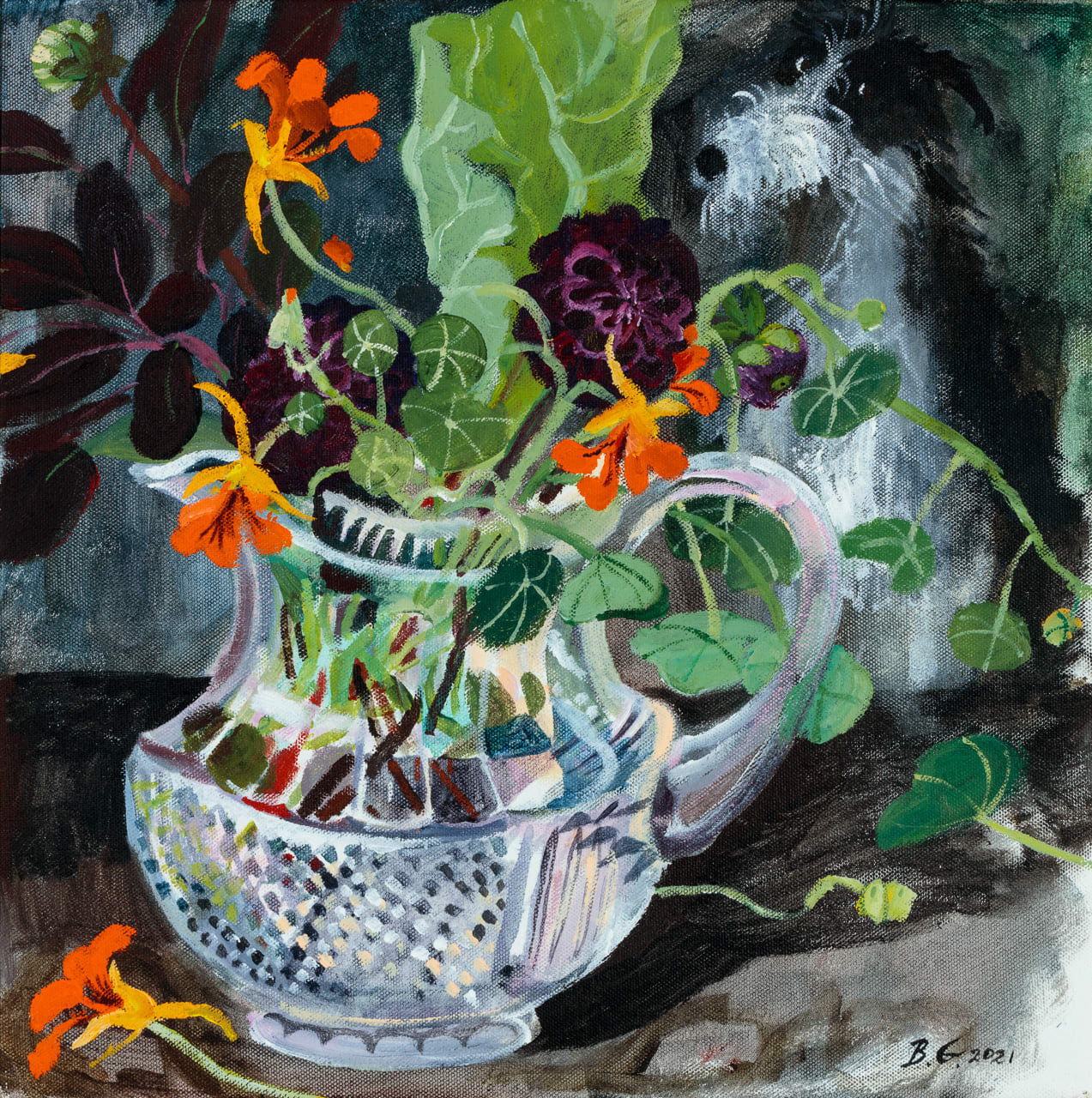 Brita Granström, Hilda and Nasturiums, 2021