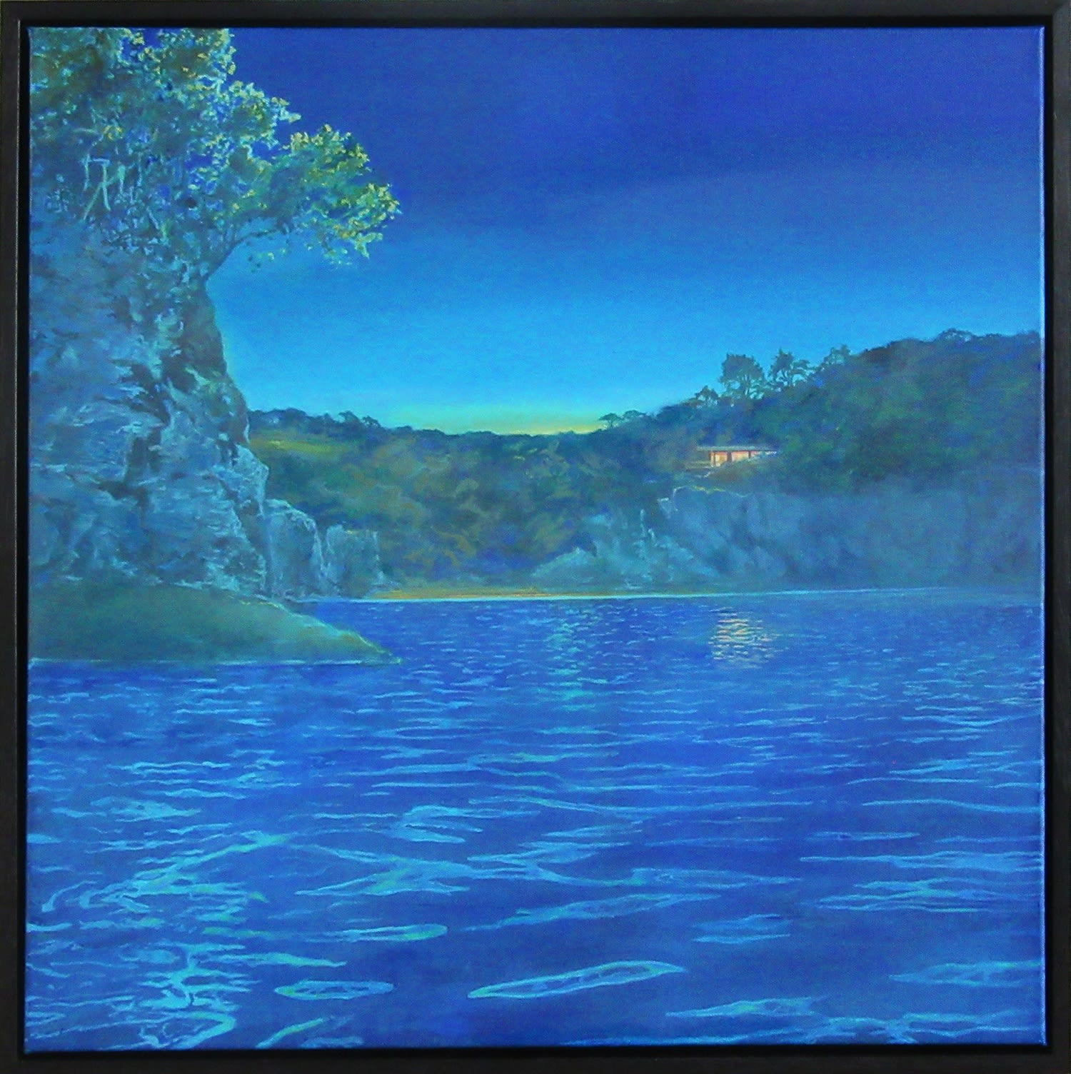 Teresa Lawler RI, Nocturne: The House above the Hidden Cove