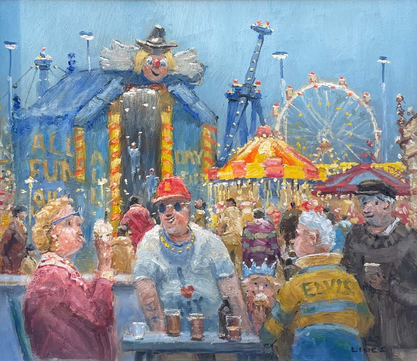 John Lines RBSA RSMA KAS, Two Big "99's"