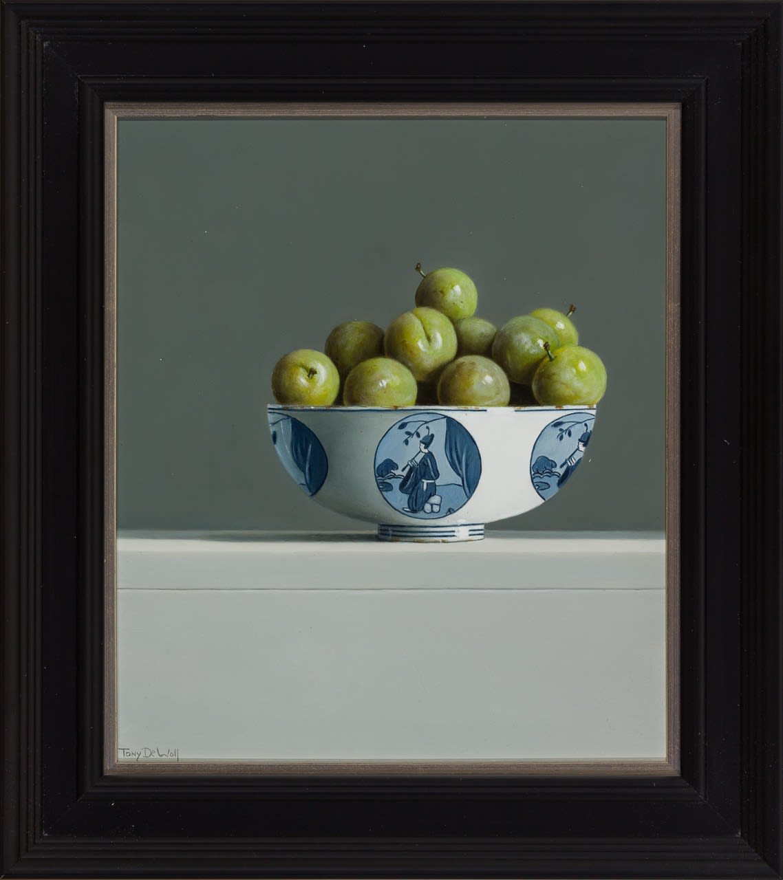 Tony de Wolf, Chinese Bowl with Greengages