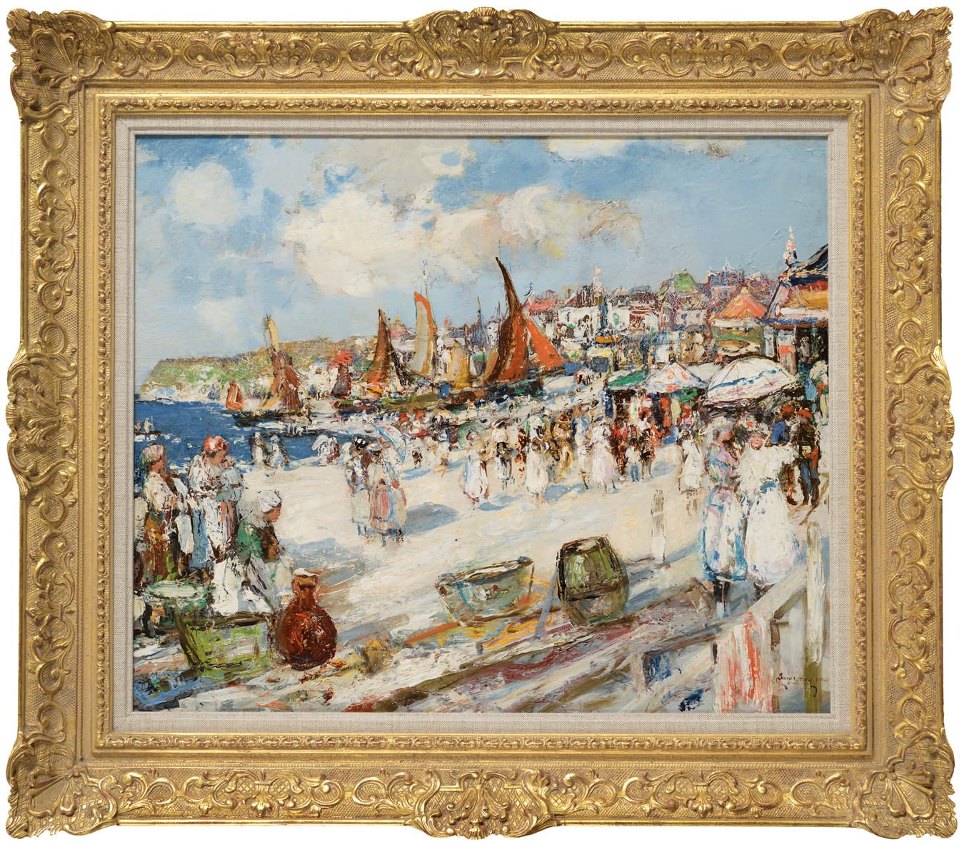 James Kay RSA RSW, Beach on the Coast of Normandy